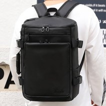 심플 수납력 좋은 블랙 사각 남자 백팩 추천 30대 출퇴근 가방 패션가방