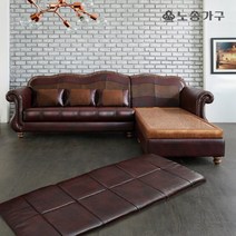 노송가구 쉐르빌 천연가죽 보료매트, 없음