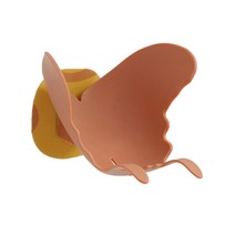 창조적 인 나비 모양 비누 상자 셀프 접착제 욕실 매달이 홀더 후크 트레이 배수구 주방 주최자 선반, 고기 식사