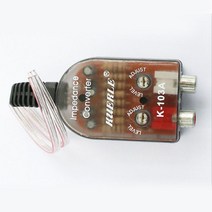 차량용우퍼 car audio speaker to rca level adapter to, 없음, 1개