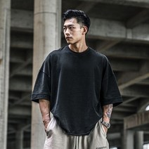 머슬핏 헬창옷 헬스 오버핏 짐웨어 운동 어깨 반팔