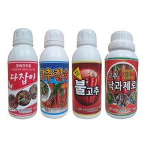 농사친구 고추 전용 비료 고추 탄저병 약 다잡아 칼슘제 칼슘 액비 낙과 방지 착색 제 해조추출물 아미노산 영양제, 02. 고추칼슘 500ml, 1개