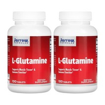 자로우 포뮬러스 Jarrow Formulas L-glutamine 1000 mg L-글루타민 100정 2개, 1, 1개