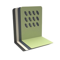 화신 일자형 북엔드 소 중 대 2개입 / L자형 탁상형 철제 북스탠드 책고정, 화신북엔드(대)