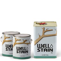웰 WELL 오일스테인 DIY 페인트 18리터, 엔틱
