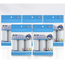 돌돌이 사선컷팅 테이프크리너 리필 3입x5개 총 15입, 5개