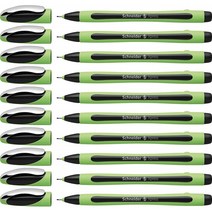Schneider Xpress Fineliner 0.8mm 다공성 포인트 펜 검은 색 10 개의 펜 상자 (190001)
