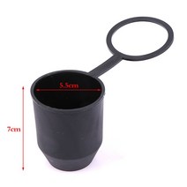 오토바이 견인 트레일러유니버설 50mm 자동 토우 바 볼 커버 액세서리 블랙 캡 견인 히치 캐러밴 트레일, 01 1pc black, 1pc black