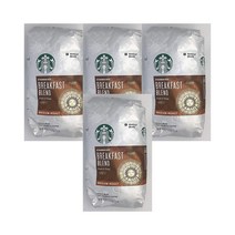 스타벅스 홀 빈 미디엄 로스트 스윗 오렌지 브라운 슈가 40oz Starbucks Whole Bean Medium Roast Arabica Coffee Sweet Orange Br, 4팩