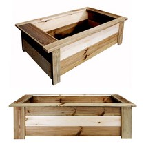 방부목화분 대형화분 플랜터 나무상자 도로 옥상 사각 텃밭 베란다 가꾸기, 03.도로화분3단1호