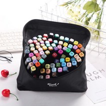 PM6 터치 마카펜 디자인마카 마카세트 36색 마커, 터치트윈마카펜(80pcs)