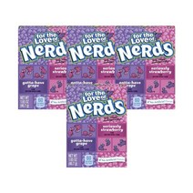 너드 포도 딸기 36개 Nerds Uva fresa, 4팩