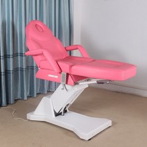 전동 리프팅 베드 마사지 피부 샵 미용실 미용베드 이발소 타투 문신 반영구 침대 미용침대, 하나를위한 주문 백 레스트 둥근 머리 분홍색 하나