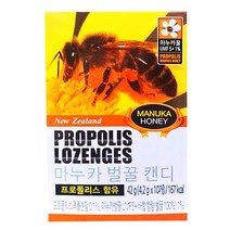 마누카꿀 캔디(UMF5) 10정 꿀캔디 사탕 목캔디 벌, 단품