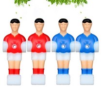 테이블축구 스포츠게임 세트부품 실내 실외 게임 4pc 막대 축구 축구 테이블 축구 남자 플레이어 교체 부품 어린이 테이블 게임 플라스틱 액세서리 인형 인간, 그림 1