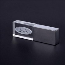USB DI박스 크리스탈 자동차 로고 플래시 드라이브 32 기가 바이트 무료 사용자 정의 볼륨 판매 개인 디자인 펜 메모리 스틱 U 디스크 16, 32GB+green