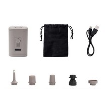 휴대용 자동펌프 야외 에어매트 충전기 보트 침대 매트 진공 압축 펌핑 공기 펌프, 마이크로 배터리 이중 목적 공기 펌프