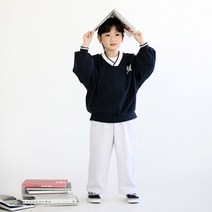 메르시보꾸 아동용 코넬브이넥상하 SS23A08 주니어