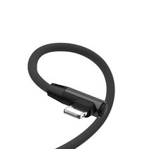 1+1 90도 아이폰 8핀 고속 충전 라이트닝 숏 케이블 25cm 단선방지 급속 Lightning iPhone IOS 충전선 짧은 케이블 2개입 세트, 블랙25cm(1+1)