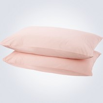이케아침구 드발라 베개커버 2개 라이트핑크 50x80cm