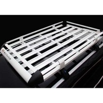 카니발 SUV 루프박스 캐리어 지붕 가로바 여행 프레임, 검정색 이중층 1.4x1미터 프레임 +4개기둥