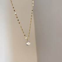 다이아몬드목걸이 프로포즈 웨딩 3부다이아목걸이여성을위한 진짜 1 캐럿 D 컬러 Moissanite 펜던트 18K 골