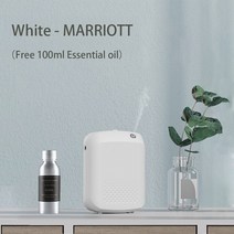 전자 방향제 디퓨저 스마트 아로마 테라피 에센셜 오일 호텔 커버리지 500 ³ 전기 냄새 홈 블루투스 제어, 14.WhiteMARRIOTT  EU
