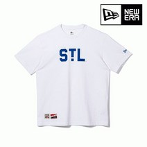 뉴에라 MLB 쿠퍼스 타운 로고 세인트루이스 브라운스 티셔츠 화이트