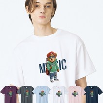 [기타베어] 쿨론티 VERDI BEAR 남자 여자 반팔 티셔츠 7color