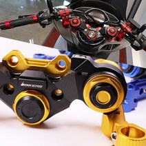 혼다 PCX 세퍼라이드핸들 튜닝핸들 바이커즈, 골드, 1개