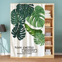 옷장 행거 블라인드 커튼 방진 깔끔한 부착 칸막이 가림막 안방 라커 룸 커튼 레일, 130cm  X 180cm  + P