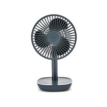 독일 크루거 BLDC 휴대용 탁상용 선풍기 KGF-2806SN 네이비 소형 충전 USB 보조배터리