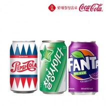 펩시콜라&칠성사이다&환타포도 355ml X 각8개(총24개/업소용) 뚱캔 편의점음료 음료도매 탄산 업소용캔, 상세페이지 참조, 단품