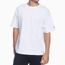 챔피온 무지 반팔티 T2102 헤리티지 두꺼운 면 티셔츠