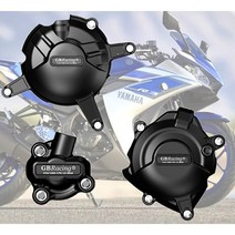 야마하 Yamaha R3 MT03 튜닝 파츠 엔진 커버 가드 2015-2021, 블랙, 1개