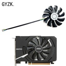 MSI GeForce GTX1060 RX550 560 AERO ITX OC 그래픽 카드 교체 팬 HA9010H12F-Z, 01 single fan