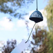 전통적인 일본 차임 야외 주철 Iwachu 바람 종소리 바람과 종소리 성전과 바람 연대를 축복, A1