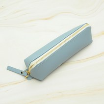 가죽공예 지퍼 펜슬케이스 필통 만들기 DIY 키트, 안티스크래치-에토프