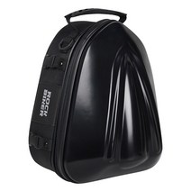 바이크 리어백 ROCK BIKER오토바이 뒷좌석 가방연료 탱크 가방 하드 케이스 소형 휴대용 단거리 라이딩 방수 배낭 호환, 02 Black S