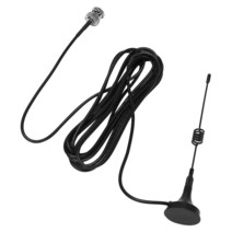무전기이어폰 안테나 Uniden Bearcat Radioshack Motorola Aor bnc용 미니 자석 기본 광대역 스캐너 수신, 한개옵션0