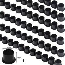 벼루 필방 1000Pcs 문신 잉크 컵 전문 검은 플라스틱 일회용 안료 모자 기본 메이크업 액세서리 공급
