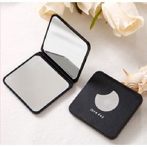낭만라운지 라엘드 접이식 휴대용 거울, 1+1(하트1개.고양이1개)