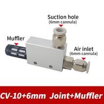 실타카 에어타카 전기타카 공압 진공 발전기 CV-10HS 15HS 20HS 25HS 30HS 네거티브 벤츄리 공기 배기 이젝터, [01] CV-10HS