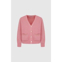 케네스레이디 골드 체인 장식 V넥 가디건 EKCDMA0200