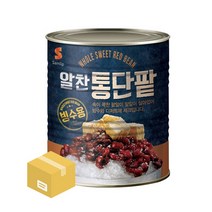 삼립 알찬 통단팥 3kgx6개(한박스), 6개