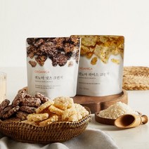 올가니카 [올가니카] 퀴노아 넛츠 & 라이스 크런치 30g 각 6입(총 12입), 단일옵션