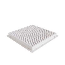 수영장 트렌치 커버 카바 바닥 배수 목욕탕 오버플로, 싱글그릴 SP-1032-B (298x298)