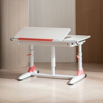 [키즈투유스]G6 1000 높이각도조절 책상 코랄레드, 단품