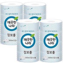 깨끗한나라 점보롤 엠보싱화장지 300M 4롤x4팩 총16롤, 상세페이지 참조