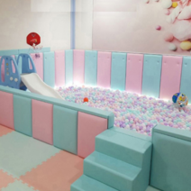 아기방 유아벽쿠션 벽매트 침대 놀이방 태권도장 거실복도 거실 핑크외 30X30 40X40, 크림